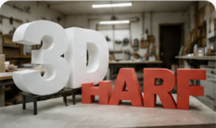 3D Strafor Harf